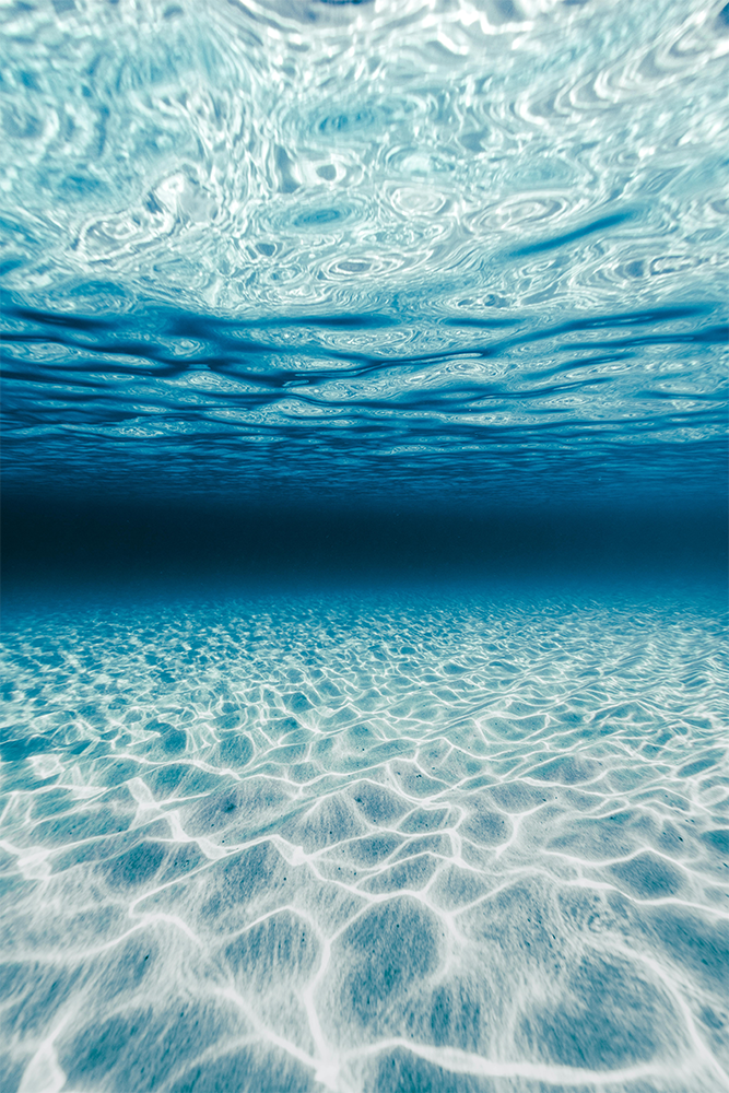 クリアな海中