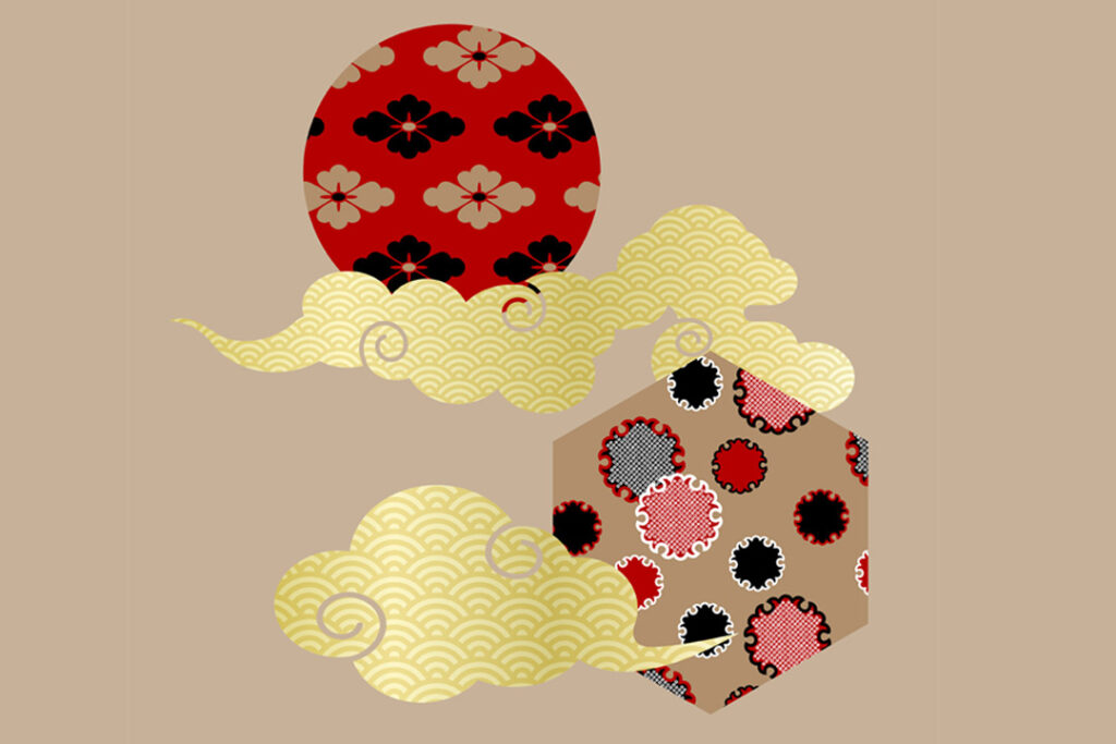 アレンジ用の和の文様